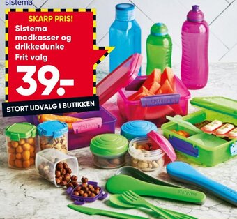 Bilka Sistema Madkasser og drikkedunke tilbud
