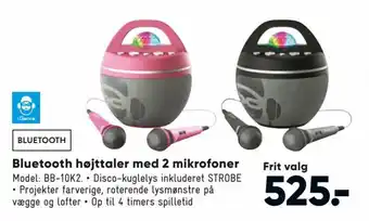 Bluetooth Højtaler med 2 Mikrofoner