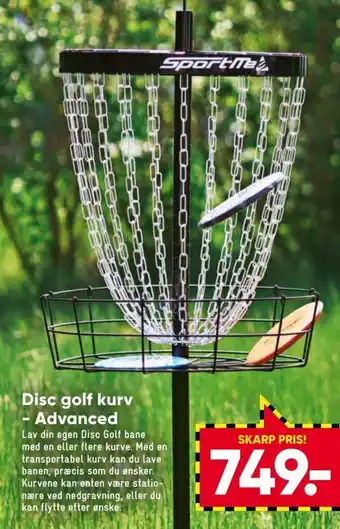 Bilka Disc Golf Kurv Advanced tilbud