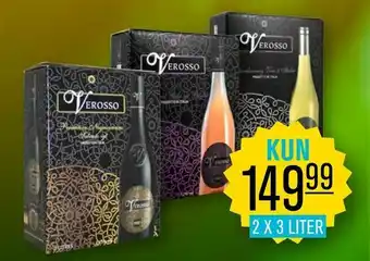 Priss Verosso bib rødvin hvidvin rosé tilbud