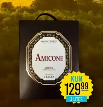 Amicone bib rødvin