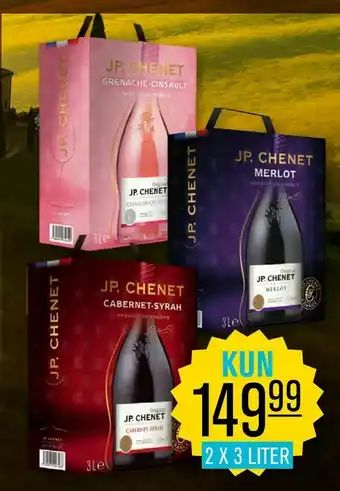 Jp. chenet bib rødvin hvidvin rosé