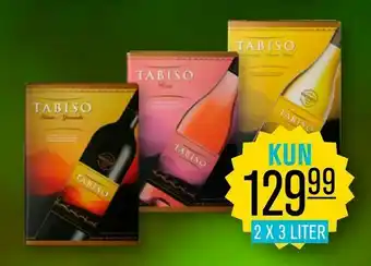 Tabiso bib rødvin hvidvin rosé