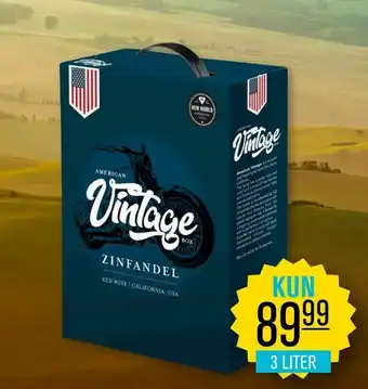 Priss Vintage bib rødvin tilbud