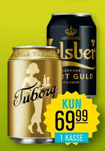 Priss Carlsberg sort guld tuborg guld tilbud