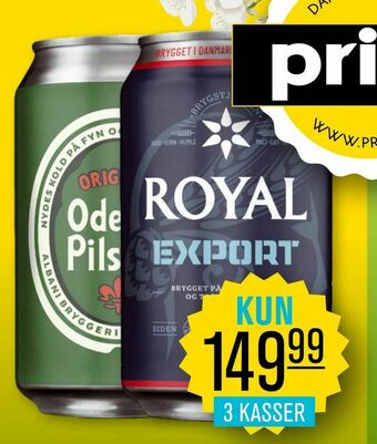 Priss Royal odense pilsner tilbud