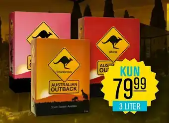 Priss Australien outback bib rødvin hvidvin rosé tilbud