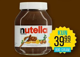 Priss Nutella tilbud