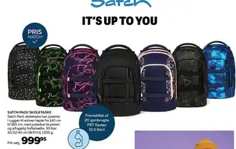 Bog & idé Stach pack skoletaske tilbud