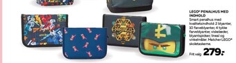 Bog & idé Lego penalhus m. indhold tilbud