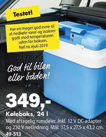 Biltema Køleboks, 24 l tilbud