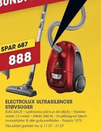 Electrolux ultrasilencer støvsuger