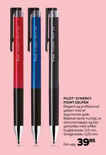 Pilot® synergy point gelpen
