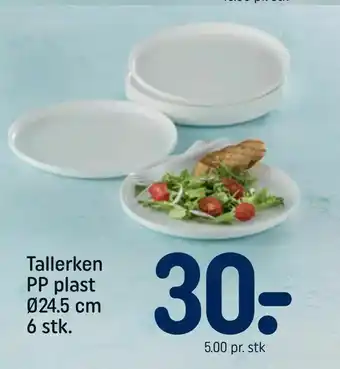 REMA 1000 Tallerken PP plast Ø24,5 cm tilbud