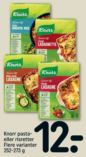 REMA 1000 Knorr pasta- eller risretter tilbud