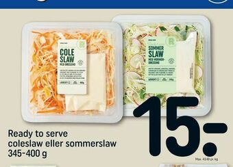 REMA 1000 Ready to serve coleslaw eller sommerslaw tilbud