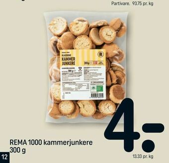 REMA 1000 REMA 1000 kammerjunkere tilbud