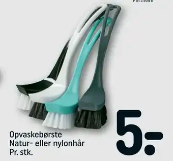 REMA 1000 Opvaskebørste Natur- eller nylonhår tilbud