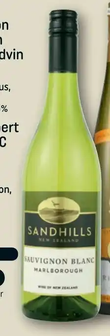 REMA 1000 Sandhills Sauvignon Blanc Marlborough New zealandsk hvidvin tilbud