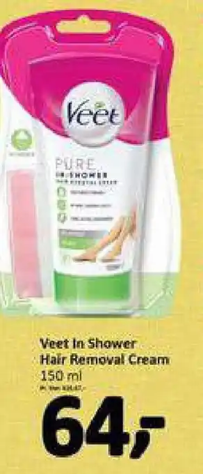Normal Veet in shower hair removal cream tilbud