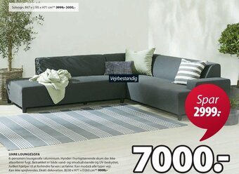 Uhre loungesofa