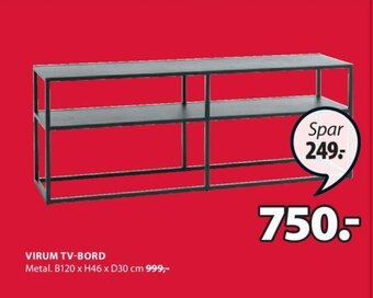 JYSK Virum tv-bord tilbud