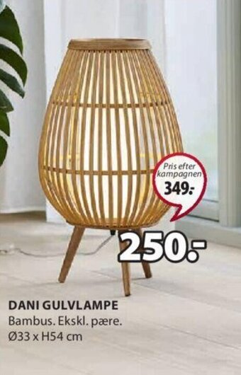 JYSK Dani gulvlampe tilbud