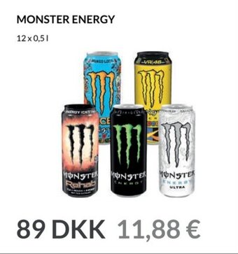 Nielsen's Discount Monster energy tilbud