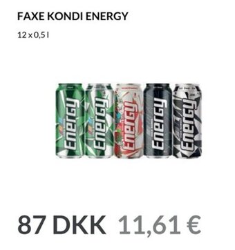 Nielsen's Discount Faxe kondi energy tilbud