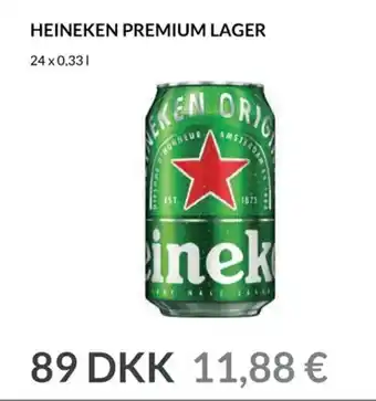 Nielsen's Discount Heineken premium lager tilbud
