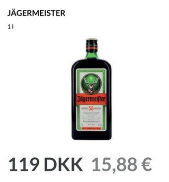 Nielsen's Discount Jägermeister tilbud