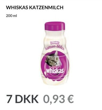 Nielsen's Discount Whiskas katzenmilch tilbud