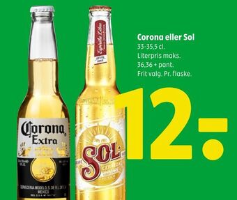 Coop 365 Corona eller sol tilbud