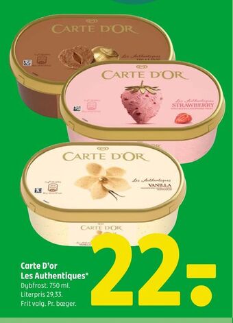 Coop 365 Carte d'or les authentiques tilbud