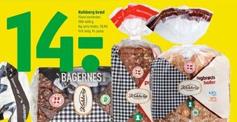 Coop 365 Kohberg brød tilbud