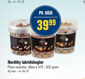 Otto Duborg Nordthy lakridskugler tilbud