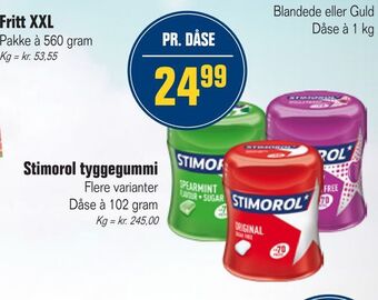 Otto Duborg Stimorol tyggegummi tilbud