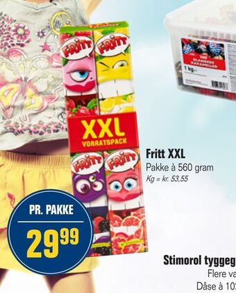 Otto Duborg Fritt xxl tilbud
