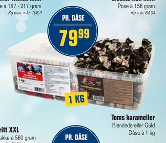Otto Duborg Toms karameller tilbud