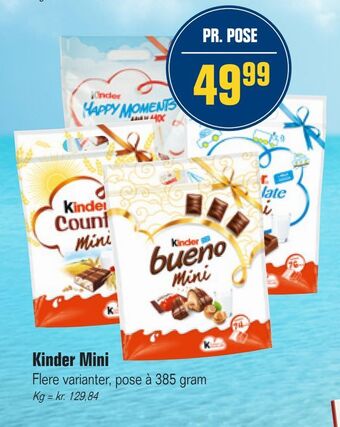Otto Duborg Kinder mini tilbud