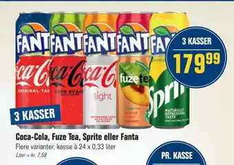 Otto Duborg Coca-cola, fuze tea, sprite eller fanta tilbud