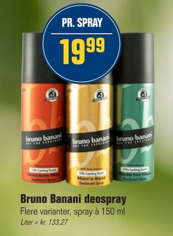 Otto Duborg Bruno banani deospray tilbud