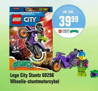 Lego city stuntz 60296 wheelie-stuntmotorcykel