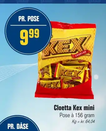 Otto Duborg Cloetta kex mini tilbud