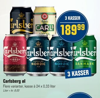 Otto Duborg Carlsberg øl tilbud