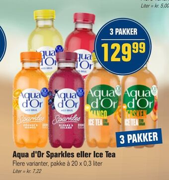 Otto Duborg Aqua d'or sparkles eller ice tea tilbud