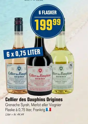 Cellier des dauphins origines
