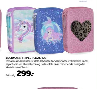 Bog & idé Beckmann Triple Penalhus tilbud