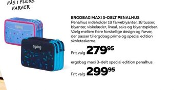 Bog & idé Ergobag maxi 3-Delt Penalhus tilbud