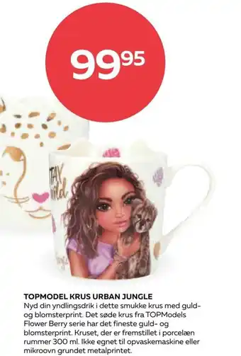 Bog & idé Topmodel Krus Urban Jungle tilbud